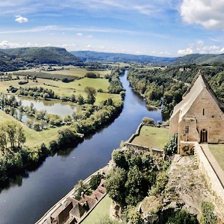 Au Coeur De Beynac, Superbe Maison Du 14Eme Siecle Avec Jardin Panoramique Exterior foto