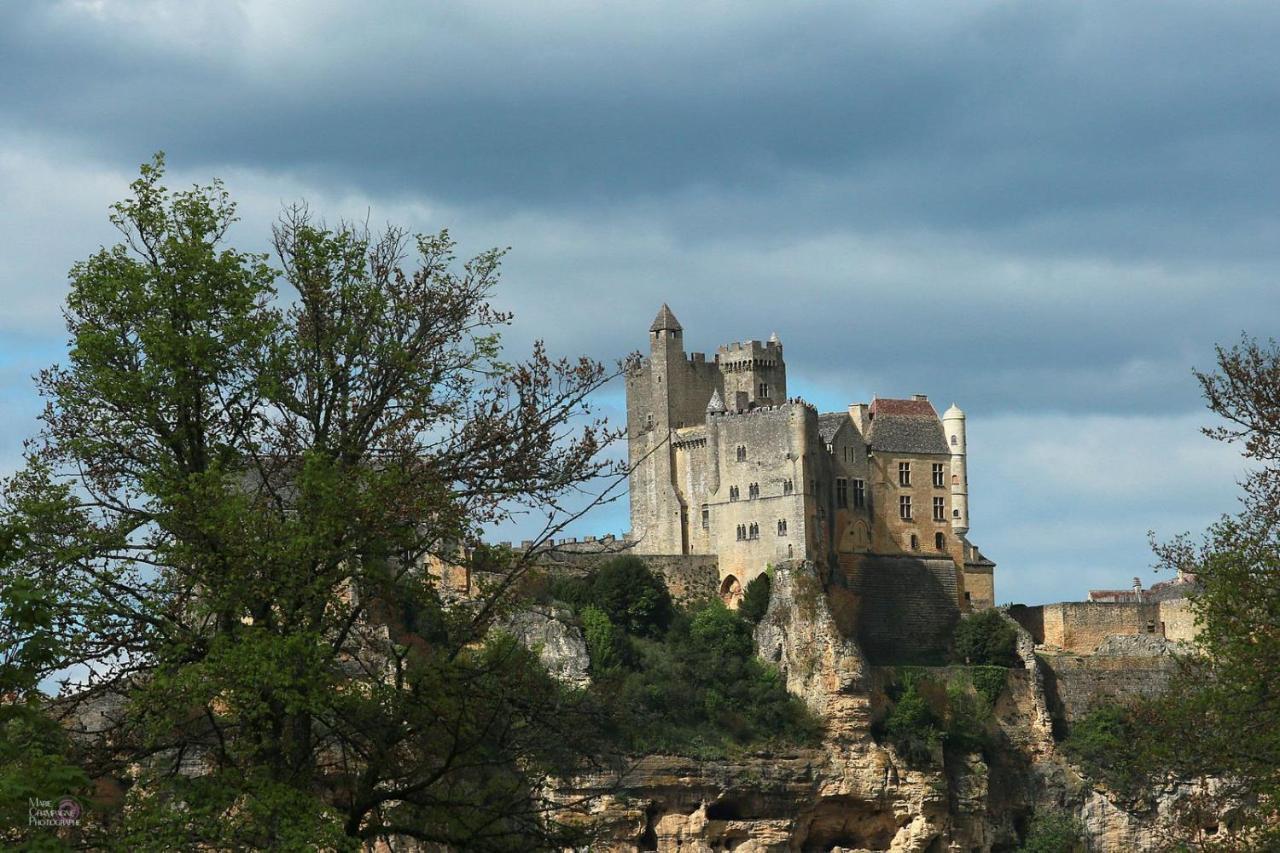 Au Coeur De Beynac, Superbe Maison Du 14Eme Siecle Avec Jardin Panoramique Exterior foto
