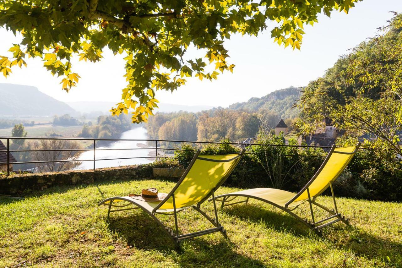 Au Coeur De Beynac, Superbe Maison Du 14Eme Siecle Avec Jardin Panoramique Exterior foto