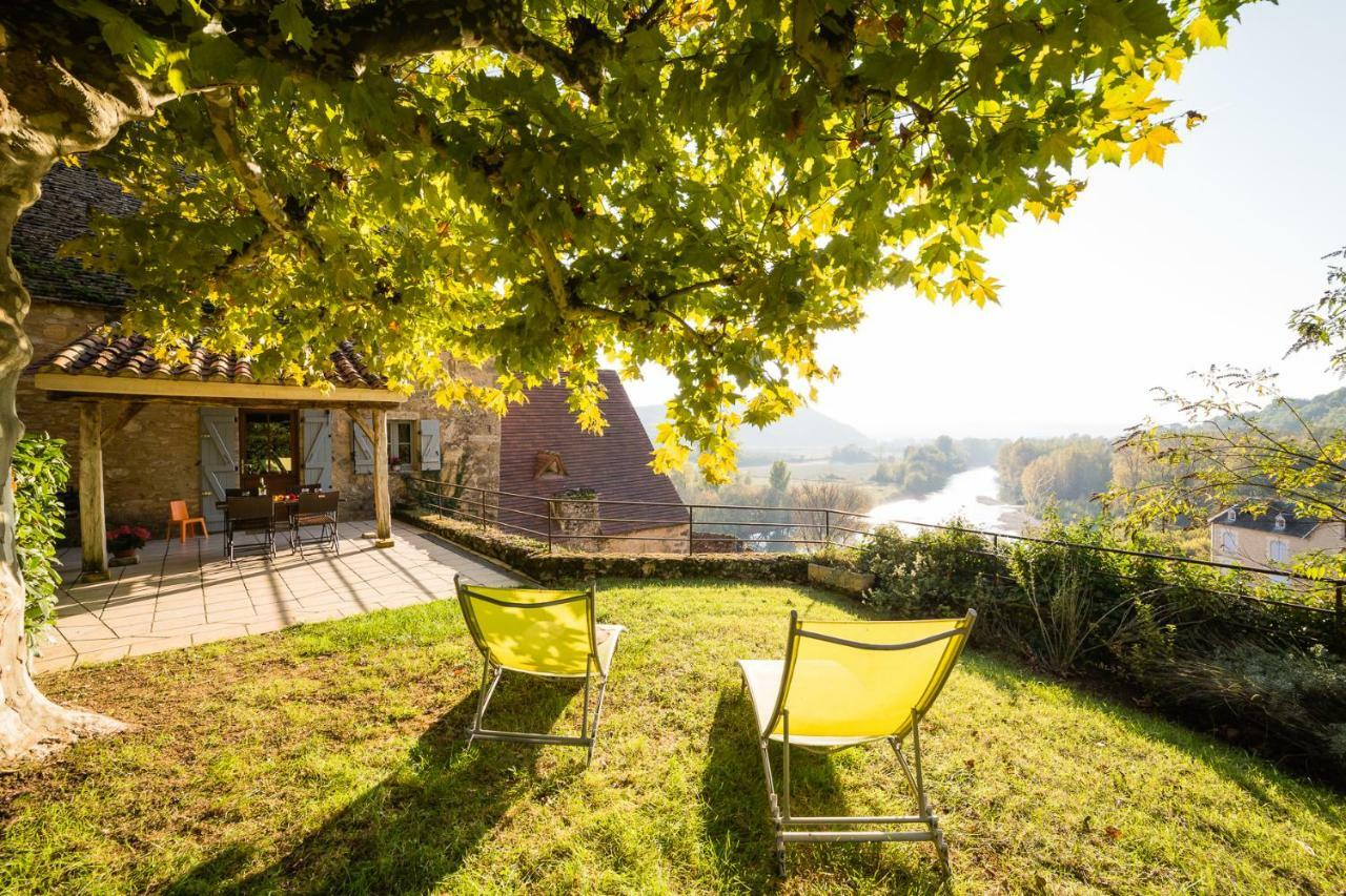 Au Coeur De Beynac, Superbe Maison Du 14Eme Siecle Avec Jardin Panoramique Exterior foto