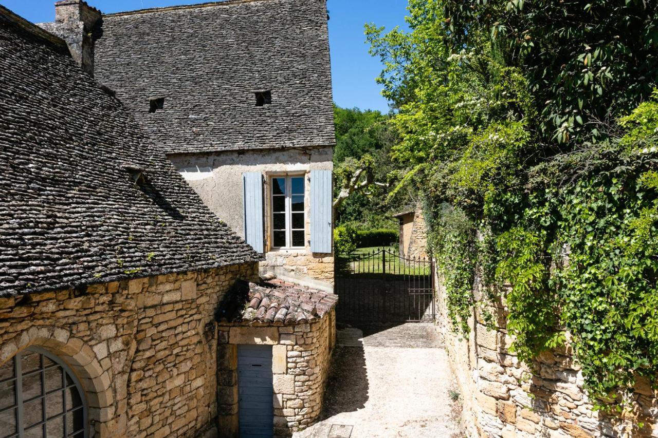 Au Coeur De Beynac, Superbe Maison Du 14Eme Siecle Avec Jardin Panoramique Exterior foto