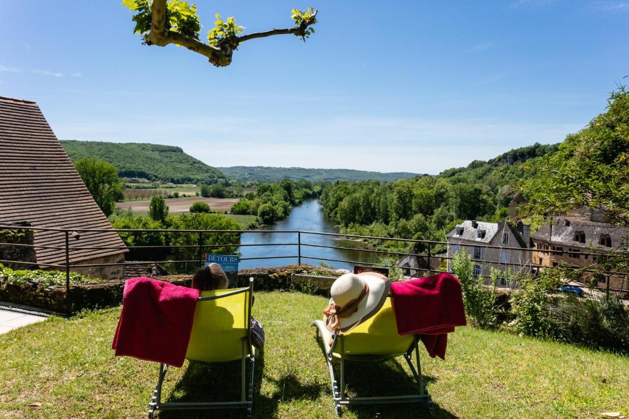 Au Coeur De Beynac, Superbe Maison Du 14Eme Siecle Avec Jardin Panoramique Exterior foto